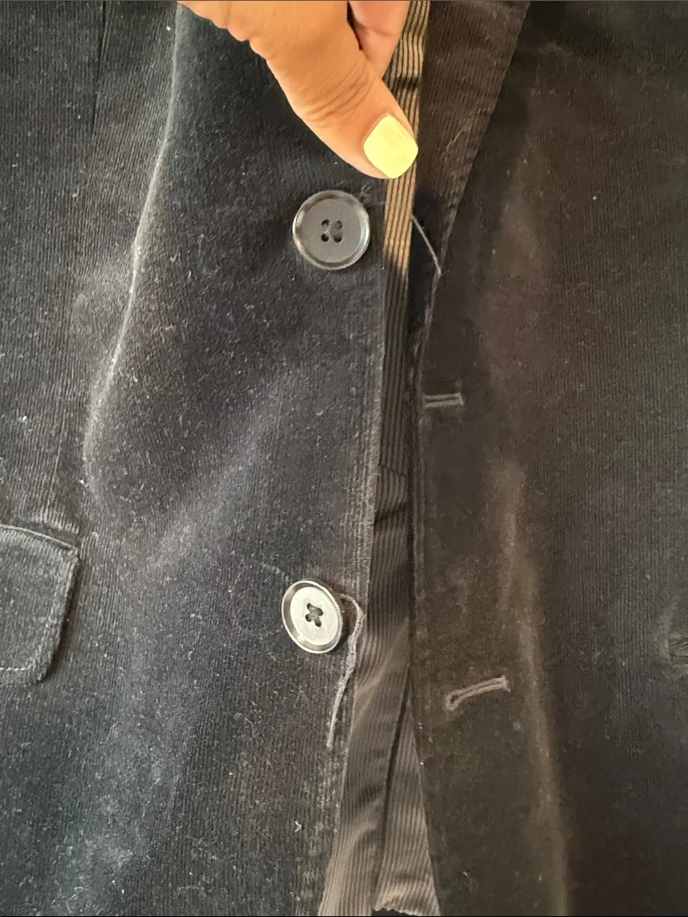 Banana Republic Men's Black Corduroy Sport Coat